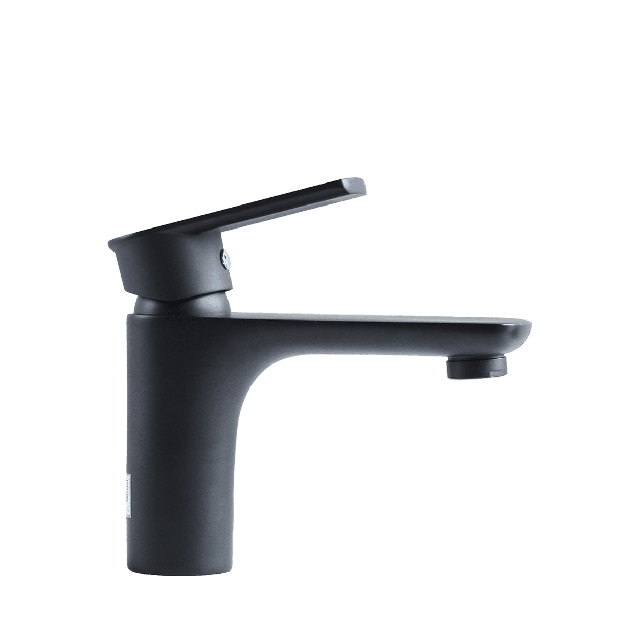 Vòi lavabo dây rút đồng mạ tĩnh điện chân không màu đen Juno sofa Teady VCT- 002 Lux